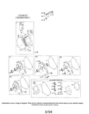 Cylinder/engine gasket set