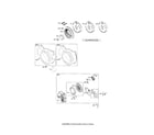 Briggs & Stratton 110400 (0023-0224) starter-motor/rewind starter diagram