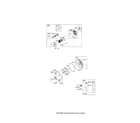 Briggs & Stratton 110400 (0023-0224) motor-starter diagram