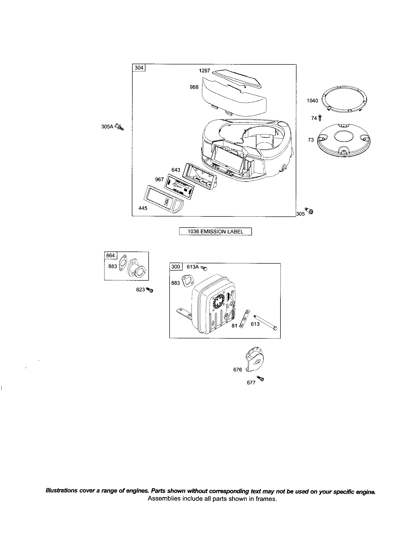 Blower housing/muffler