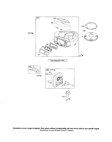 Blower housing/muffler