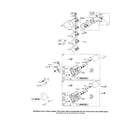 Briggs & Stratton 350400 (0001-1414) cylinder-head/cover-rocker arm diagram