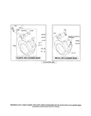 Plastic and metal air cleaner base