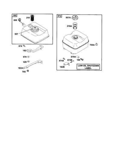 Tank fuel plastic and metal