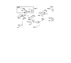Briggs & Stratton 185432-0271-E1 bracket mounting/regulator diagram
