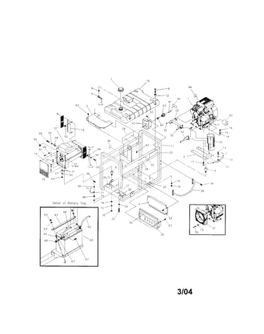 Engine/control panel/wire