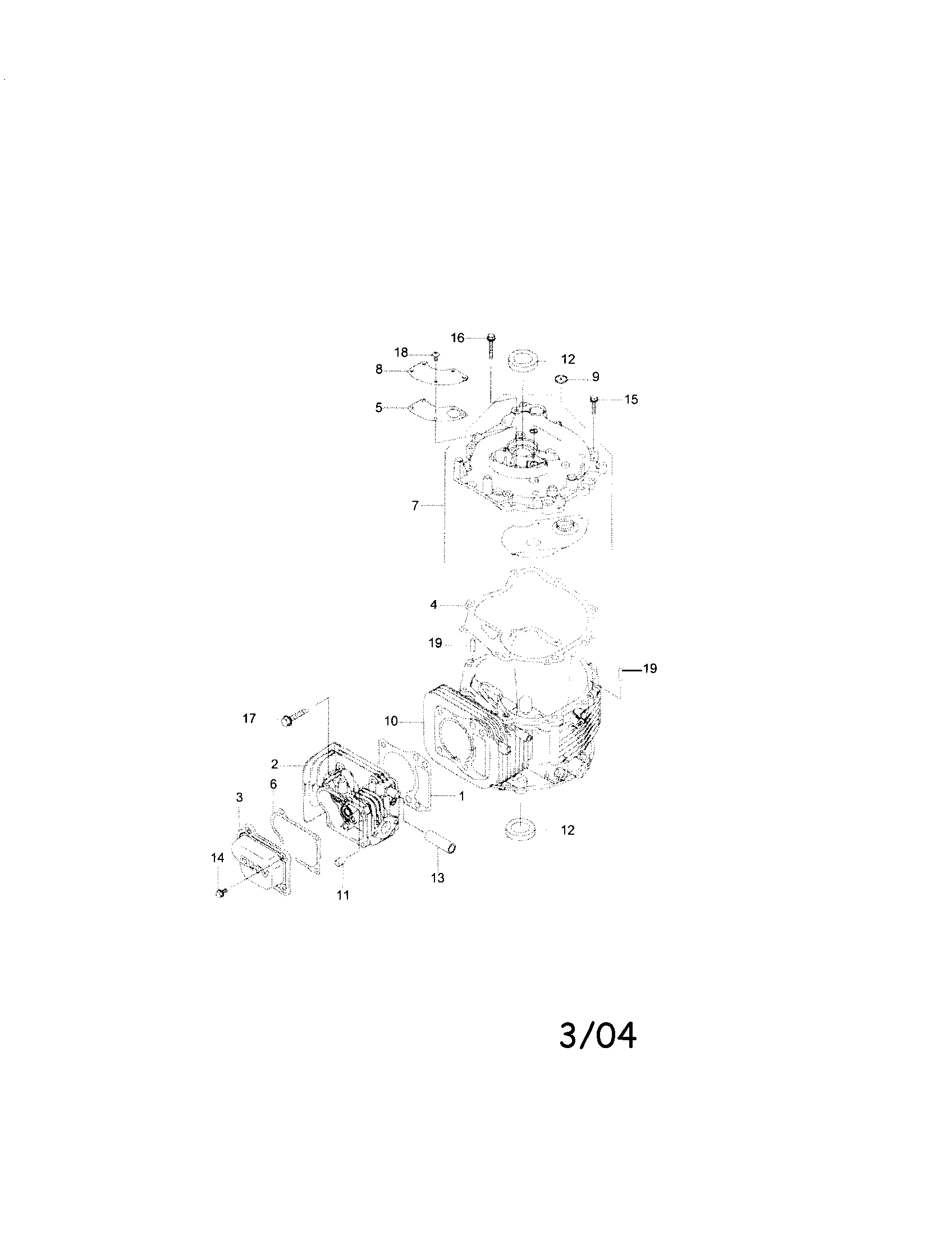 Cylinder/crankcase