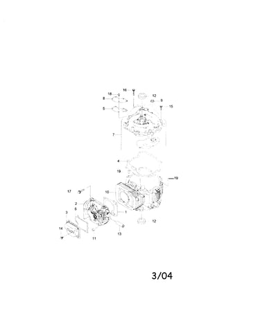 Cylinder/crankcase
