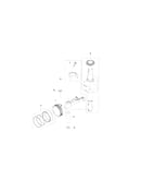 Piston/crankshaft