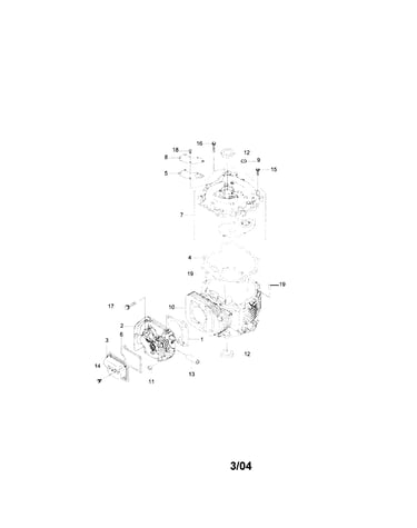 Cylinder/crankcase