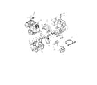 Troybilt 31AS6R72063 engine shroud/auger pulley diagram