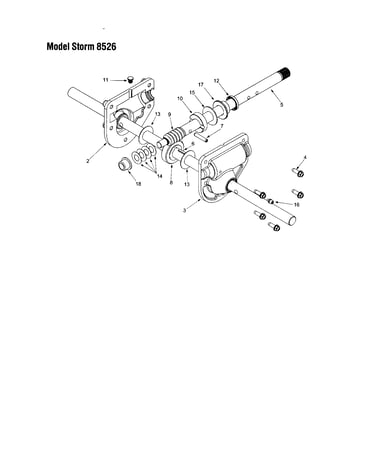 Auger gearbox assembly - 8526