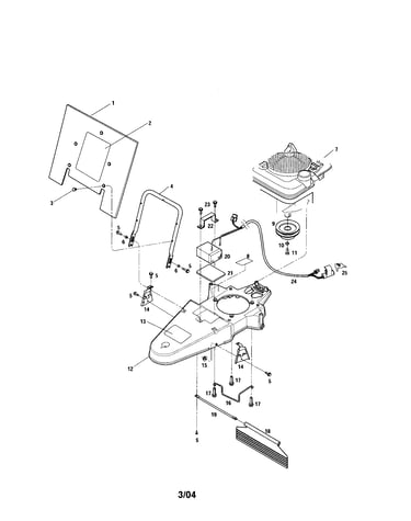 Hood/engine/deck