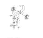 Troybilt 52064 wheels/tires/spindle head diagram