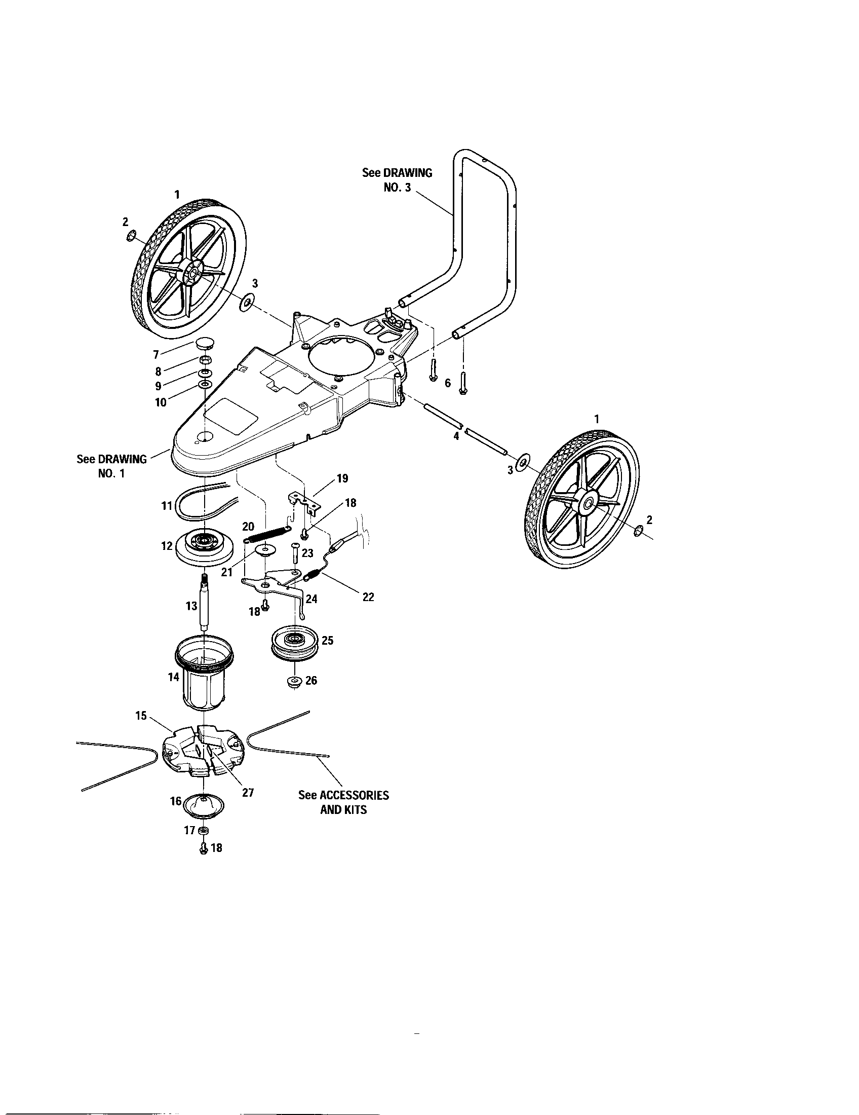 Wheels/tires/spindle head
