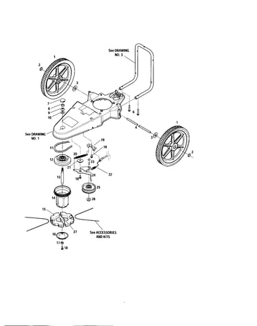 Wheels/tires/spindle head