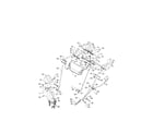 MTD 31AE640F000 handle assembly diagram