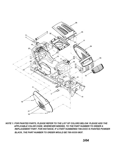 Tractor body