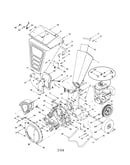 Upper chipper chute/shredder hopper