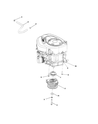 Engine (15hp) briggs and stratton