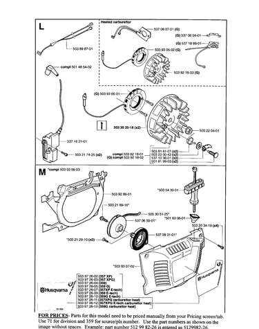 Flywheel & ign, starter assy