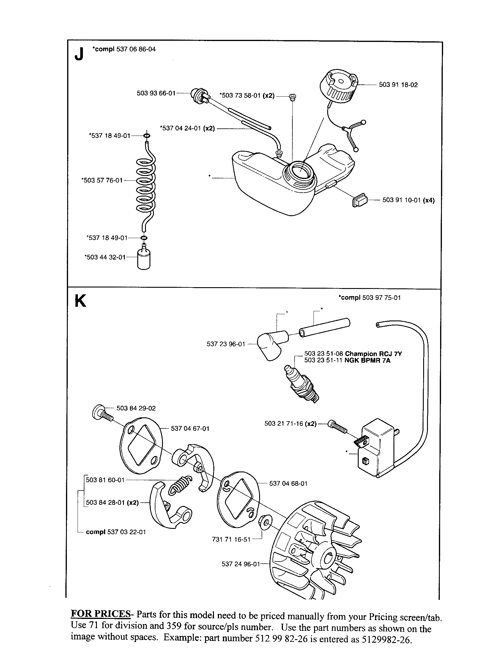 FUEL SYS, IGNITION ASSY.