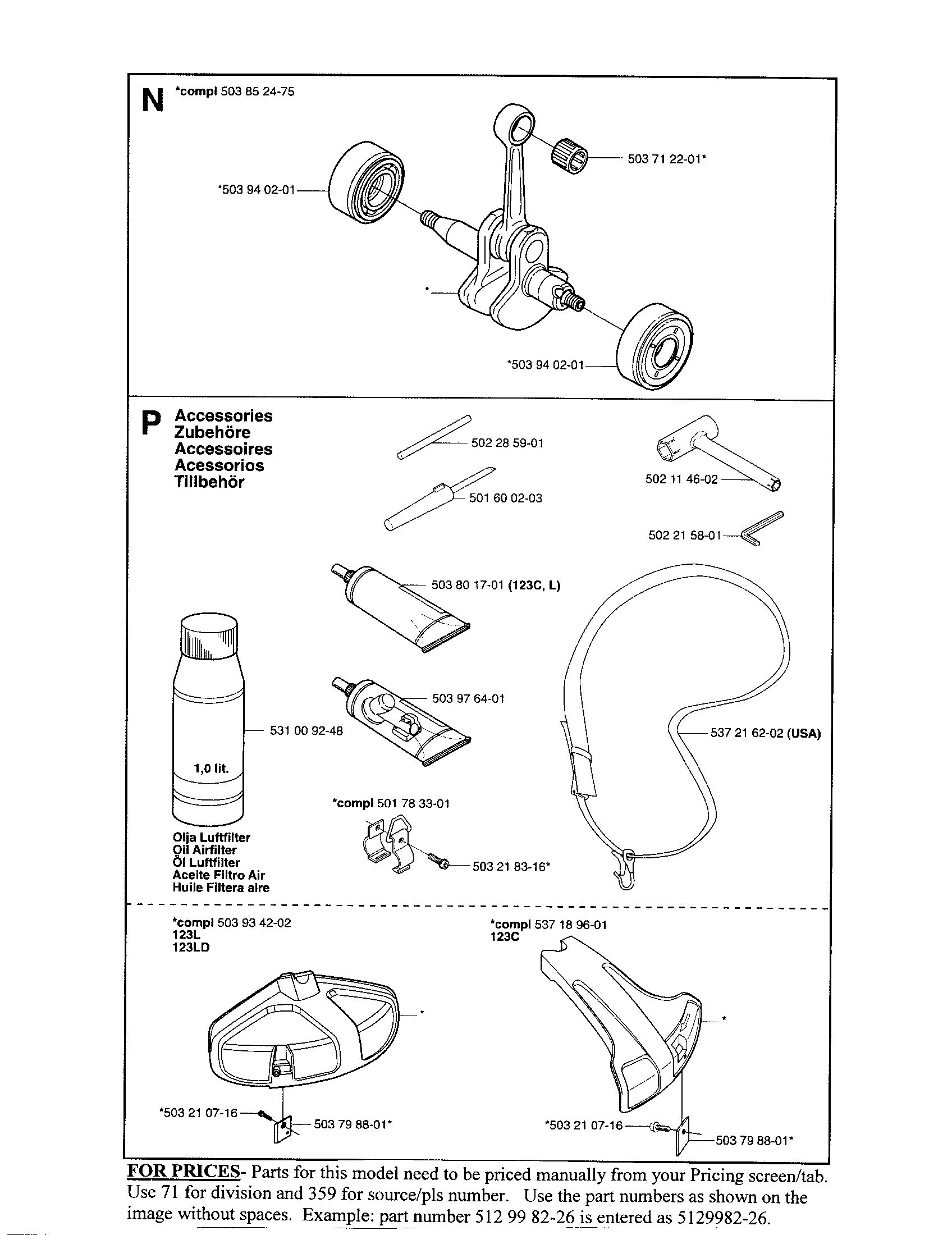 CRANKSHAFT,ACCESSORIES,HARNESS,GUARD