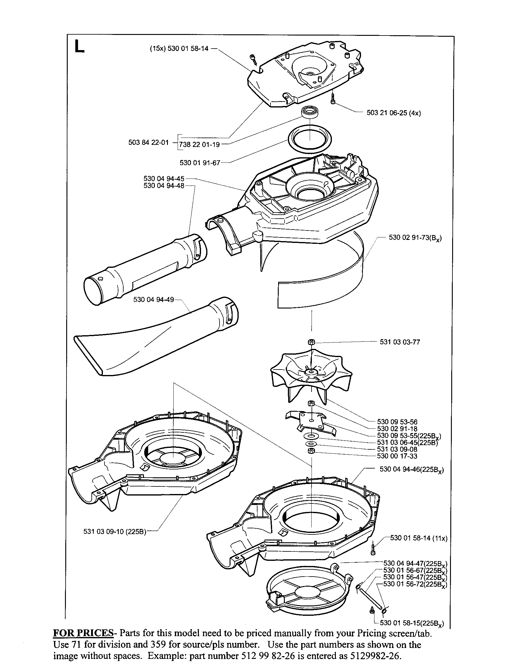 Housing assy.