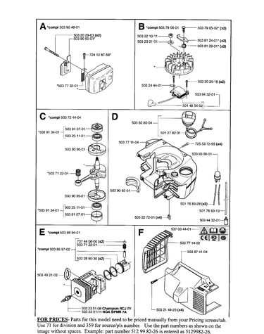 Muffler,ign,crnkshft,fuel,cyl,rear housing