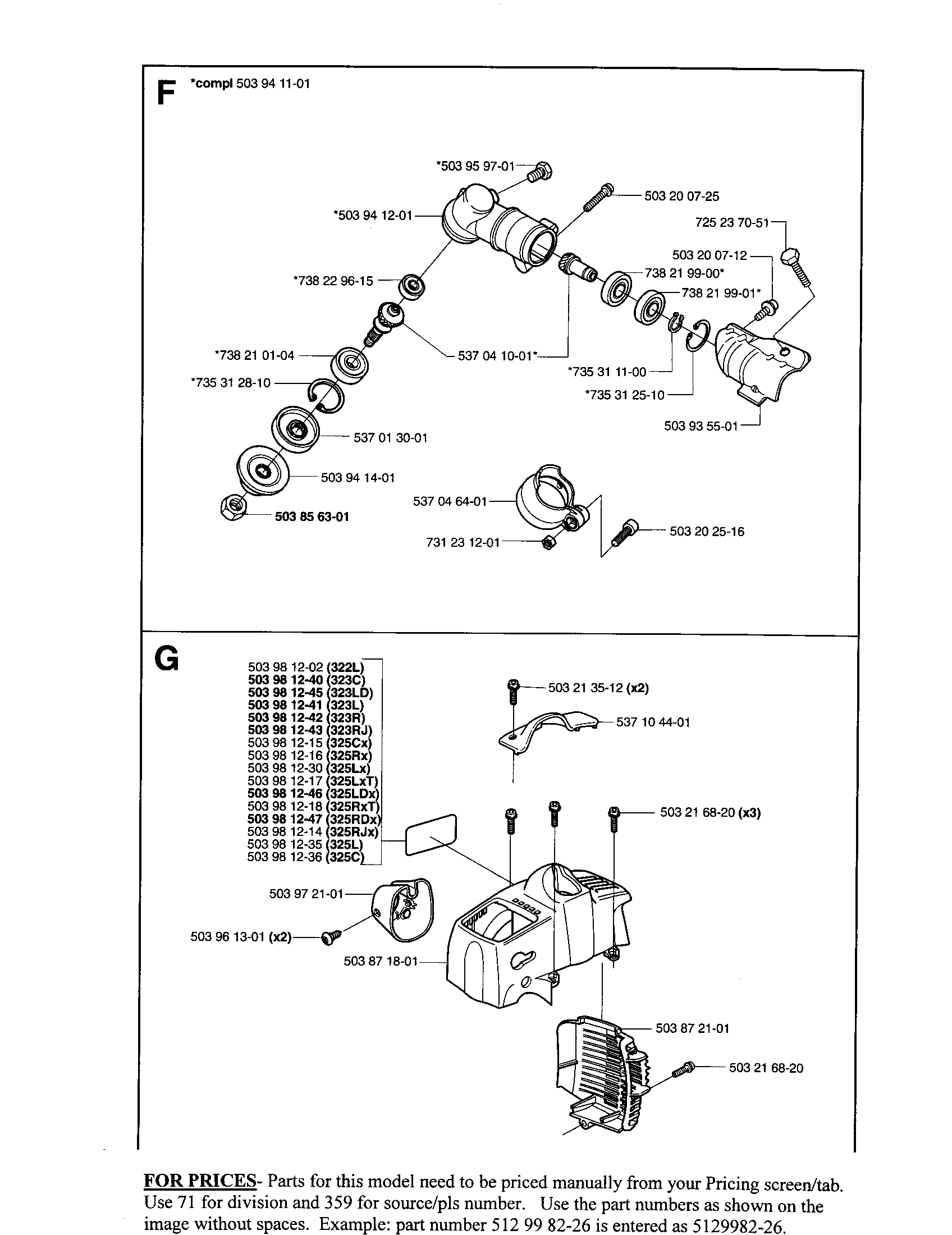 Gear box, housing
