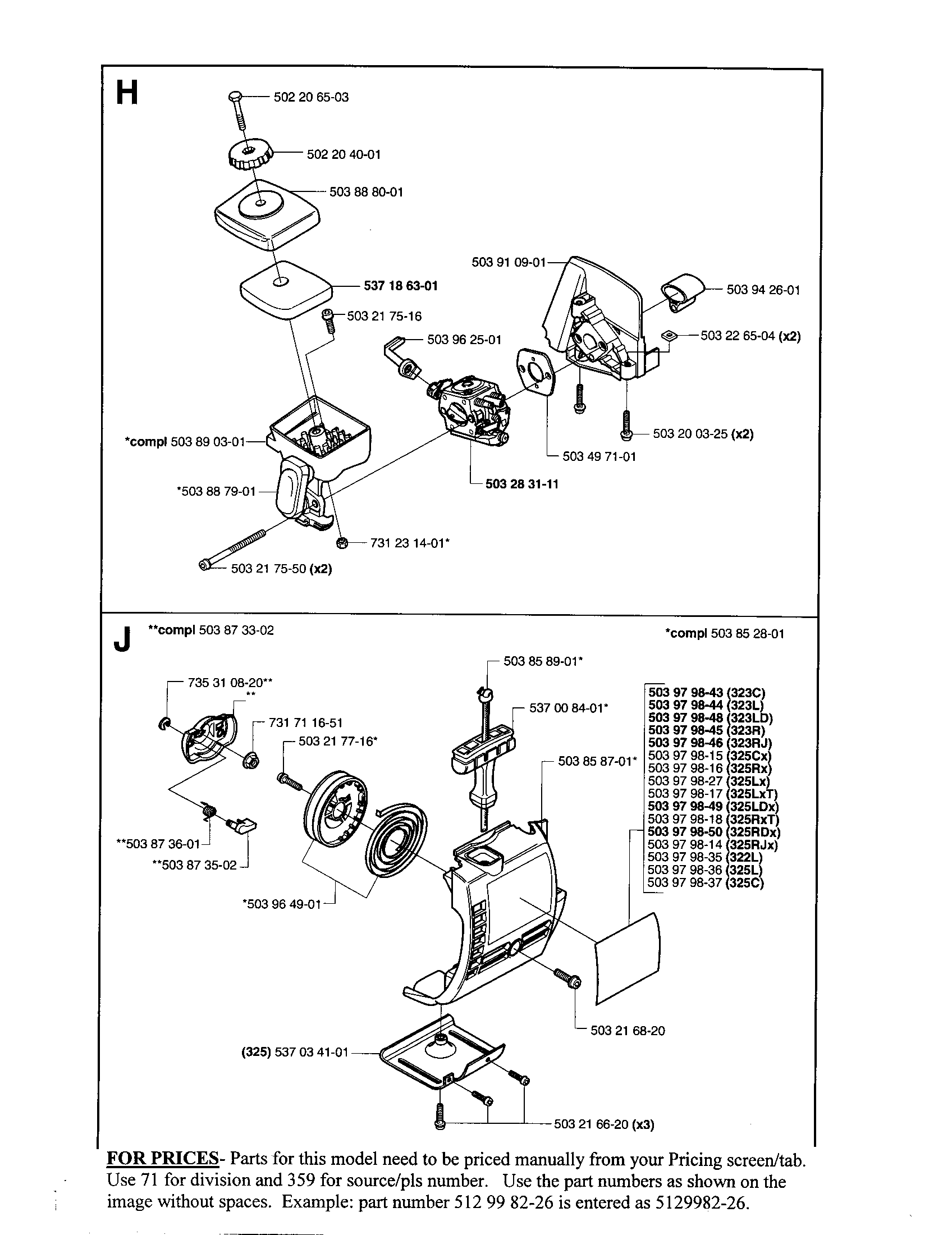 AIR FILTER, CARB, STARTER