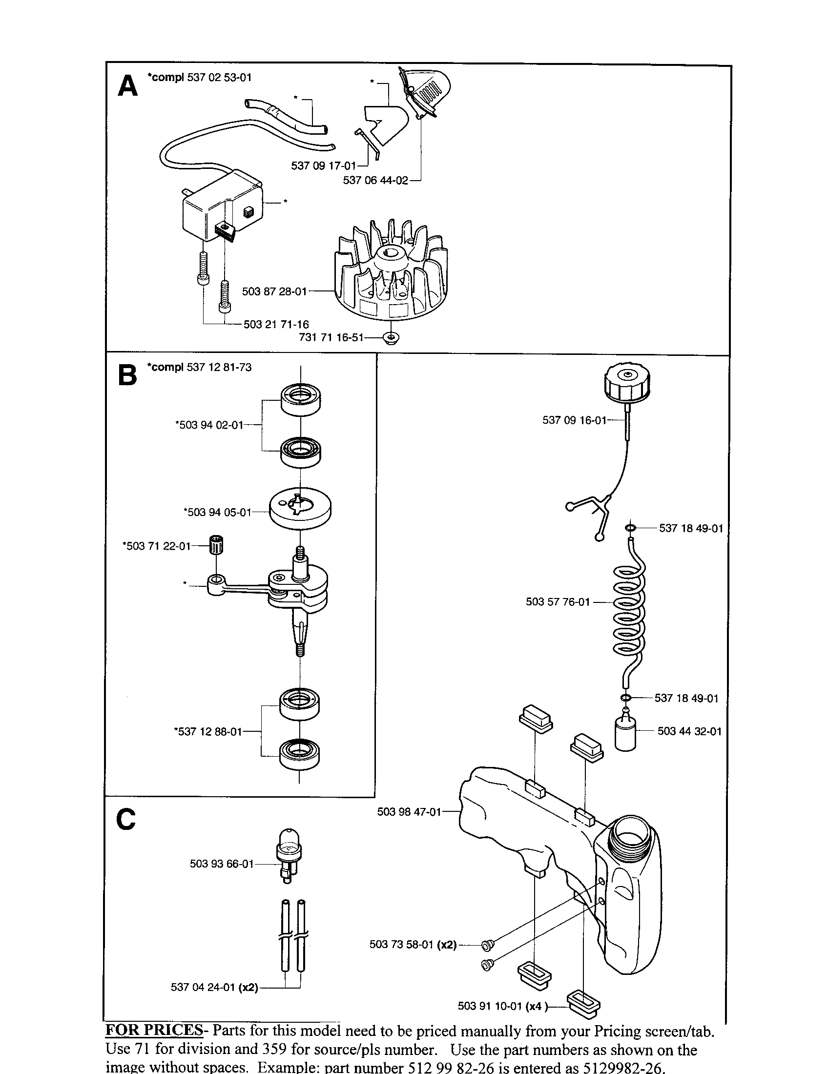 Ignition,crankshaft,fuel sys.