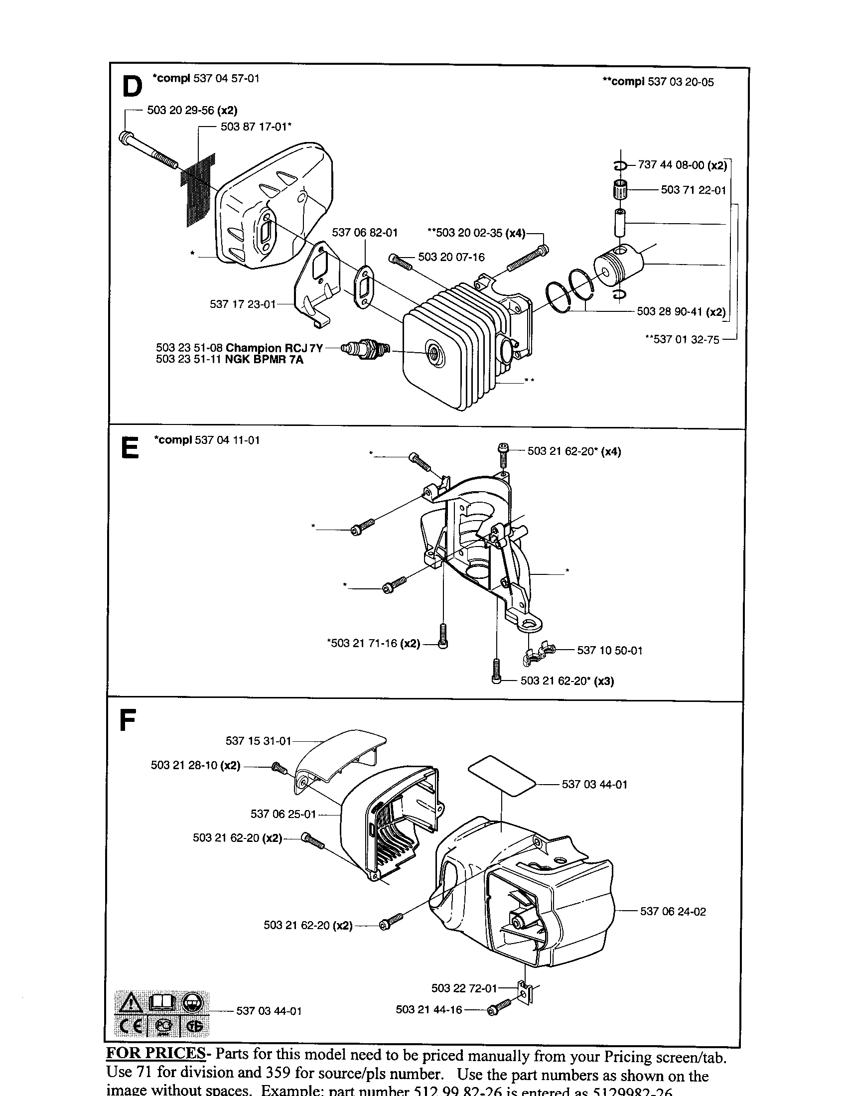 Muffler,cylinder,housing,housing