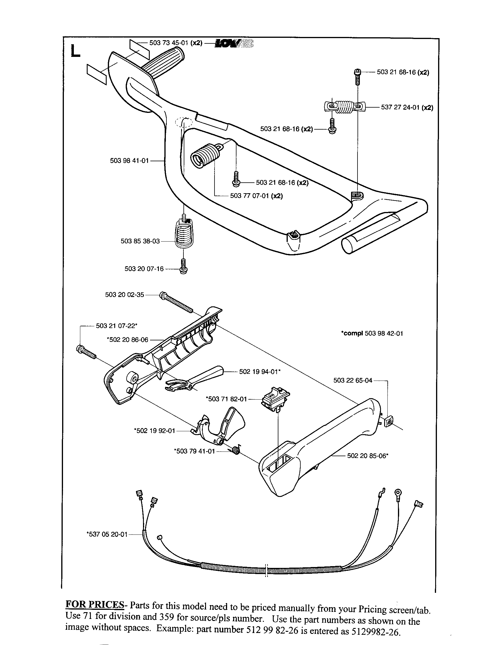 Control handle