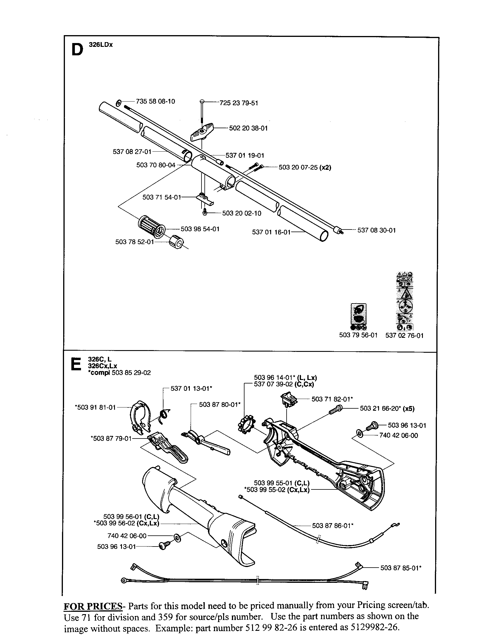 SHAFT, CONTROL ASSY HANDLE