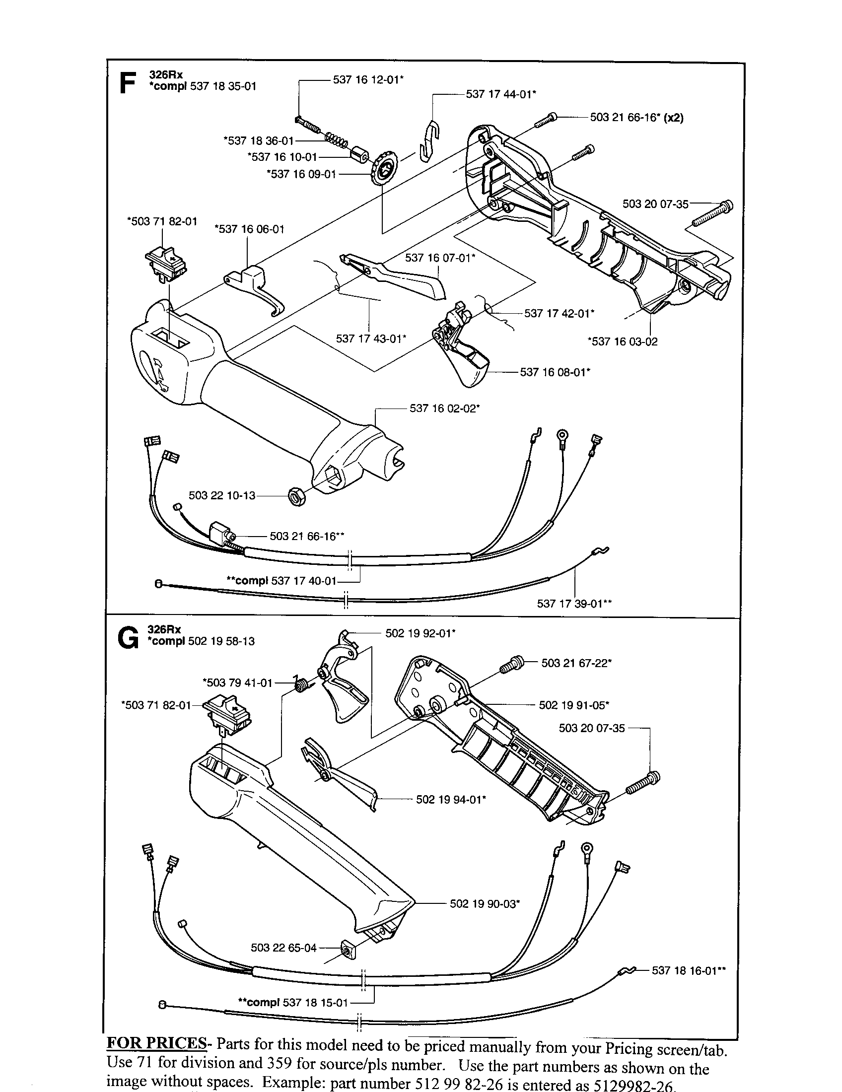Control handle