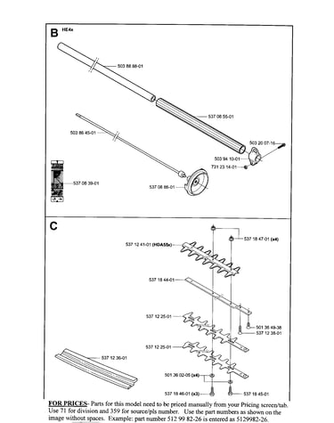 Shaft assy, cutter bar