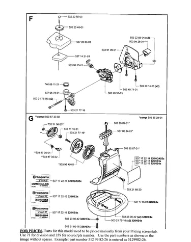 Air filter, carb, starter assy