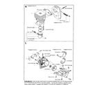 Husqvarna 326HE4X muffler,cylinder,housing,clutch drum diagram