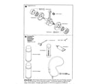 Husqvarna HA850 crankshaft, accessories diagram