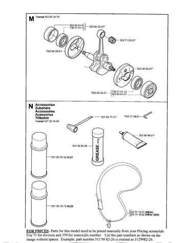 Crankshaft, accessories