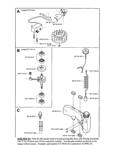 Ignition, crankshaft, fuel sys.