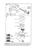 Clutch, air filter, housing