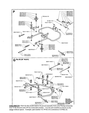 Mower frame, mower frame