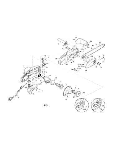Electric chain saw