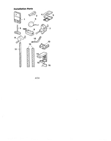 Installation parts