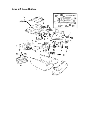 Motor unit assembly