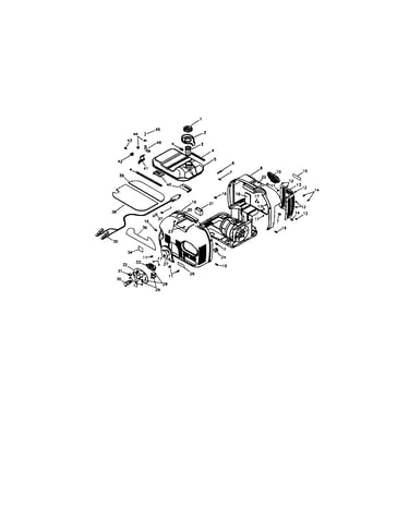Fuel tank/housing/fuel hose