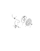 Flywheel and fan