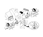 Craftsman 917378930 wheels/tires/bag/belt diagram